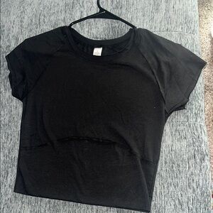 Black Crop Top